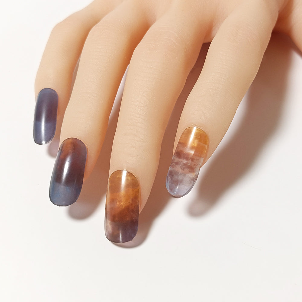 半硬化ジェルネイルシール Gel Nail Stickers【A002】Sunset × Sunrise