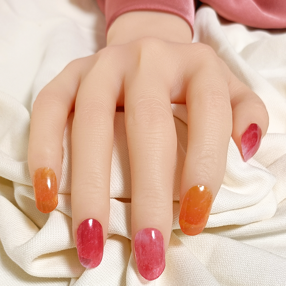 半硬化ジェルネイルシール Gel Nail Stickers【A012】Cherry