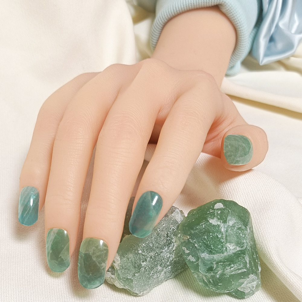 半硬化ジェルネイルシール Gel Nail Stickers【A016】Fluorite