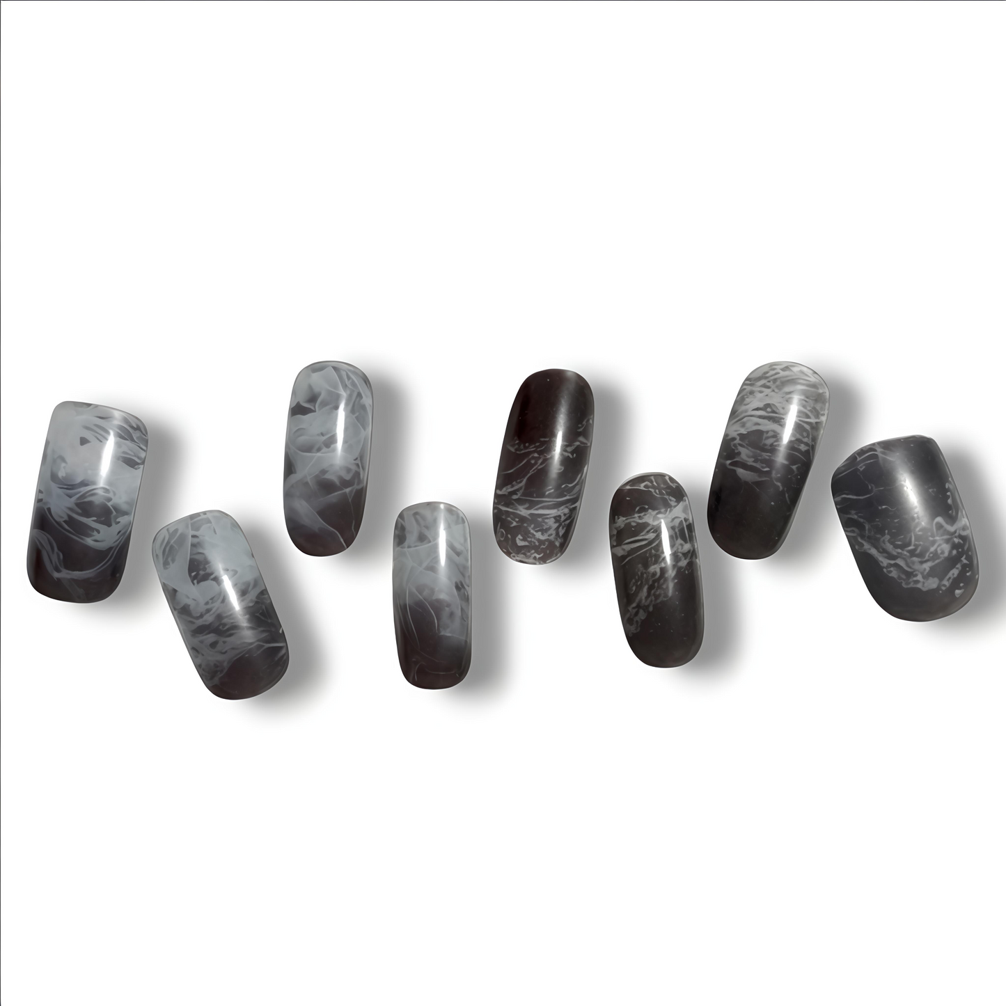 半硬化ジェルネイルシール Gel Nail Stickers【A011】Water × Smoke