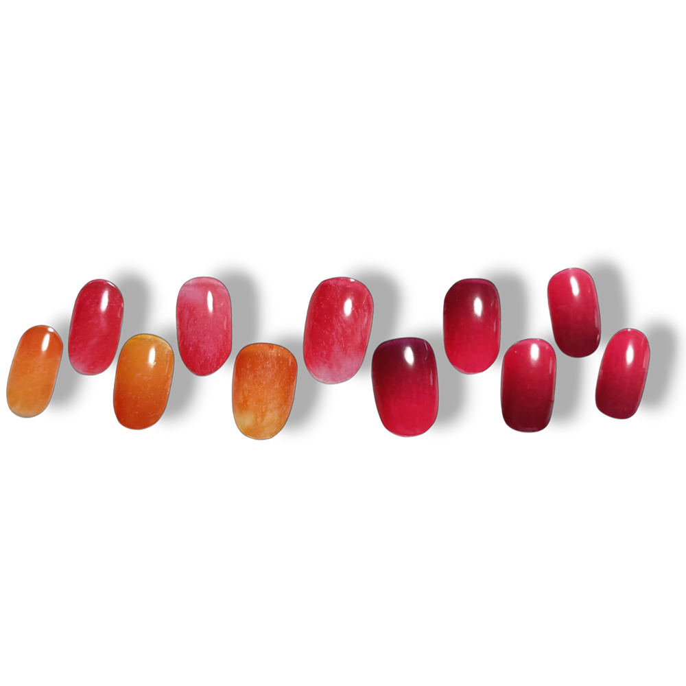 半硬化ジェルネイルシール Gel Nail Stickers【A012】Cherry