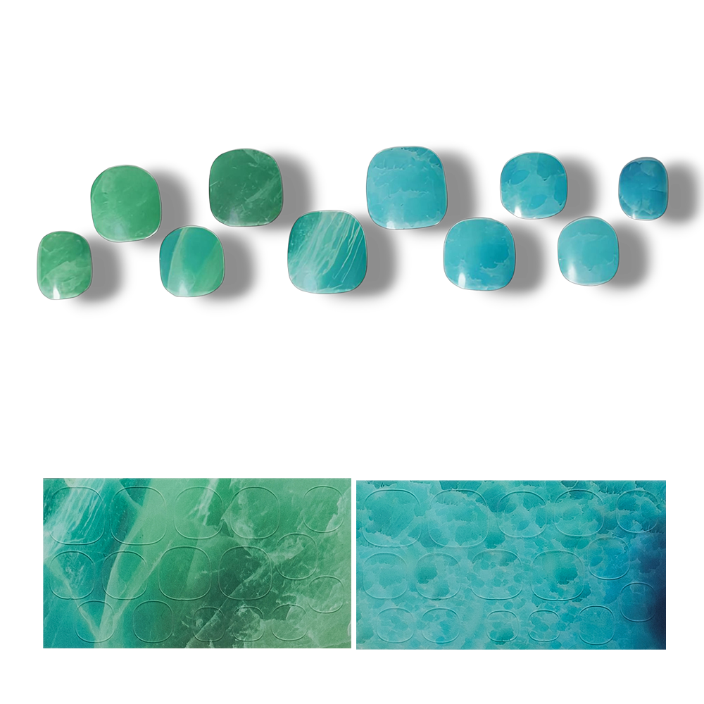 ジェルネイルシールライトセット Gel Nail Stickers【Type:B】《2nd Collection》 + Hand Light