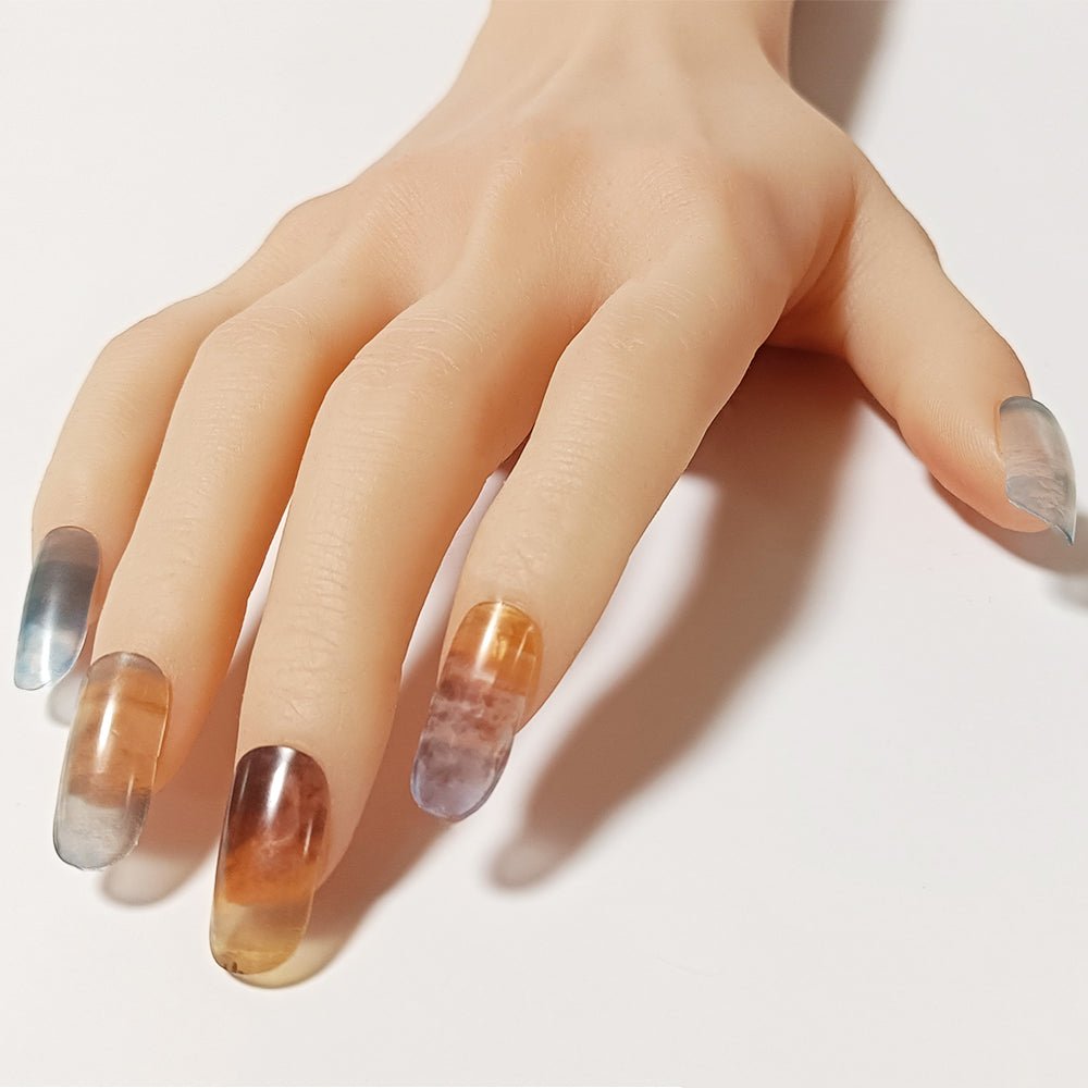 半硬化ジェルネイルシール Gel Nail Stickers【A002】Sunset × Sunrise - ENCHANT