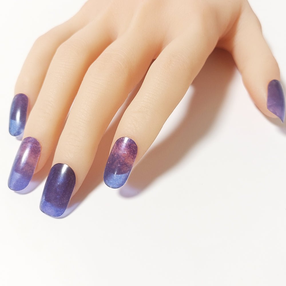 半硬化ジェルネイルシール Gel Nail Stickers【A004】Night sky - ENCHANT