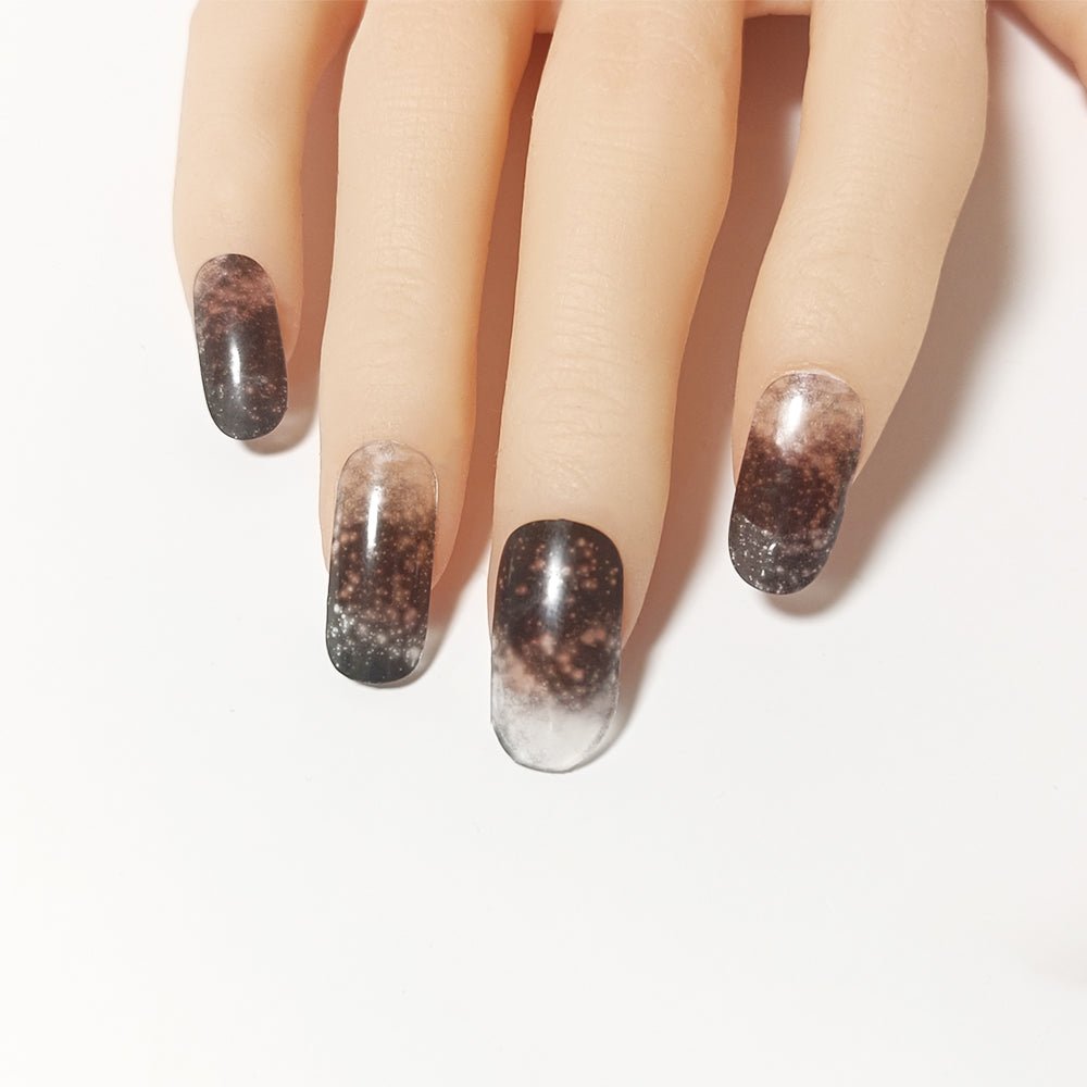 半硬化ジェルネイルシール Gel Nail Stickers【A004】Night sky - ENCHANT