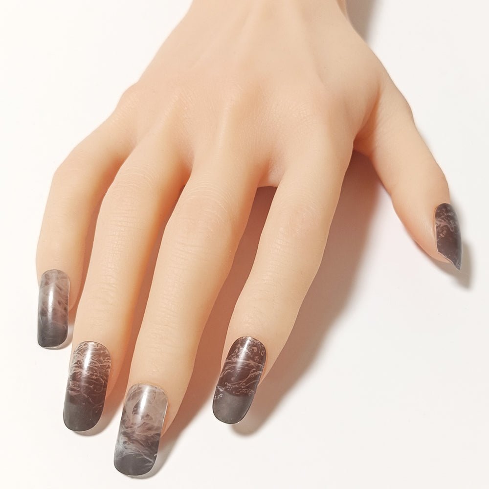 半硬化ジェルネイルシール Gel Nail Stickers【A011】water × Smoke - ENCHANT