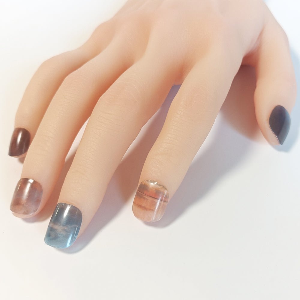 半硬化ジェルネイルシール Gel Nail Stickers【B002】Sunset × Sunrise - ENCHANT