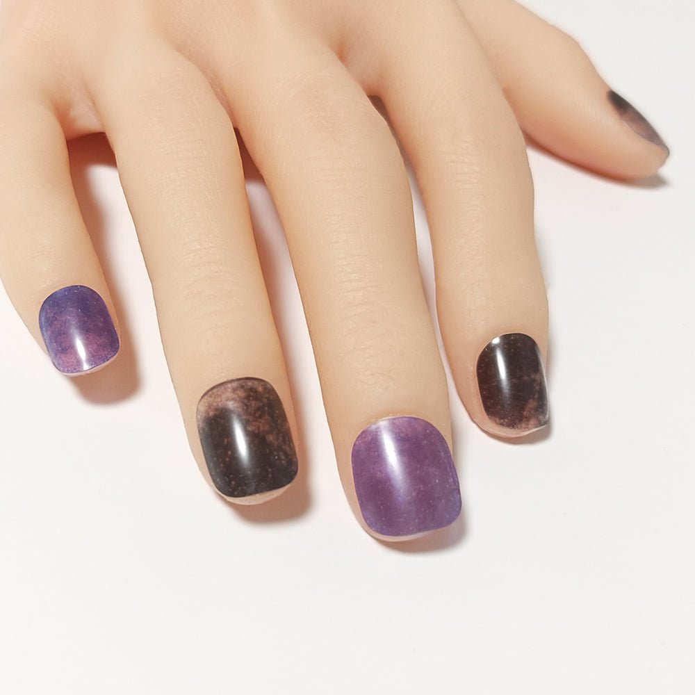 半硬化ジェルネイルシール Gel Nail Stickers【B004】Night sky - ENCHANT