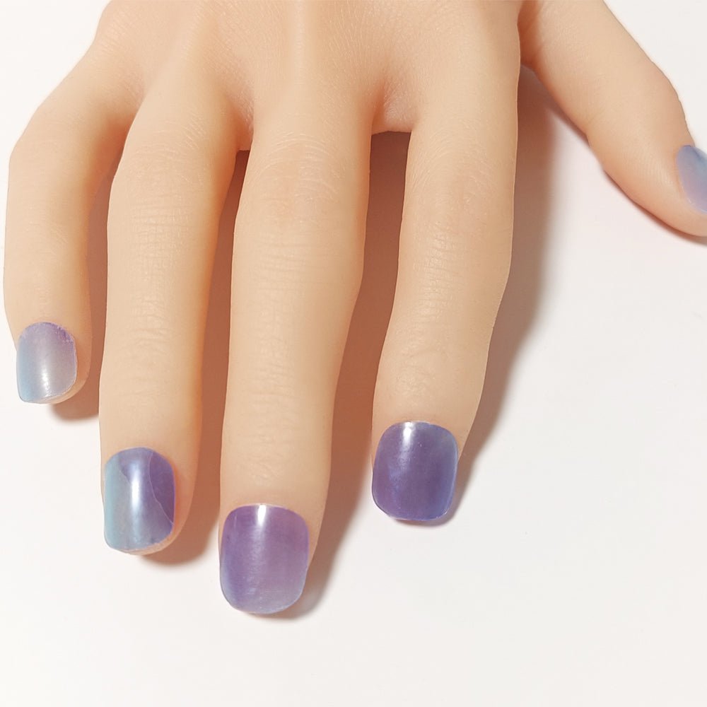 半硬化ジェルネイルシール Gel Nail Stickers【B006】Alcohol ink : Gradation - ENCHANT