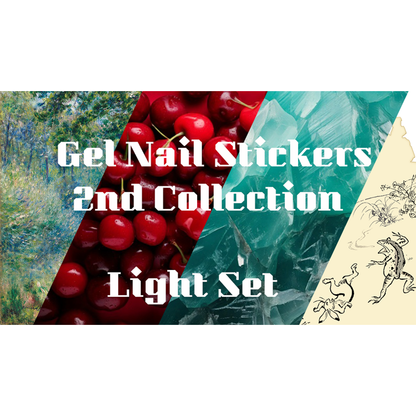Nail Sticker Light Set Gel Nail Stickers [Type: A] + Hand Light