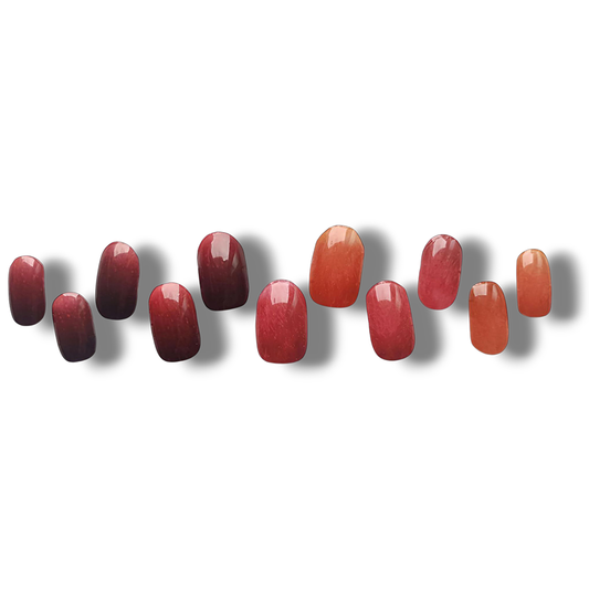 半硬化ジェルネイルシール　Gel Nail Stickers【A012】Cherry