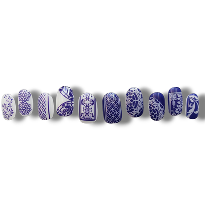 Nail Sticker Light Set Gel Nail Stickers [Type: A] + Hand Light