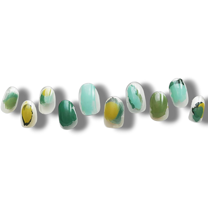 Nail Sticker Light Set Gel Nail Stickers [Type: A] + Hand Light