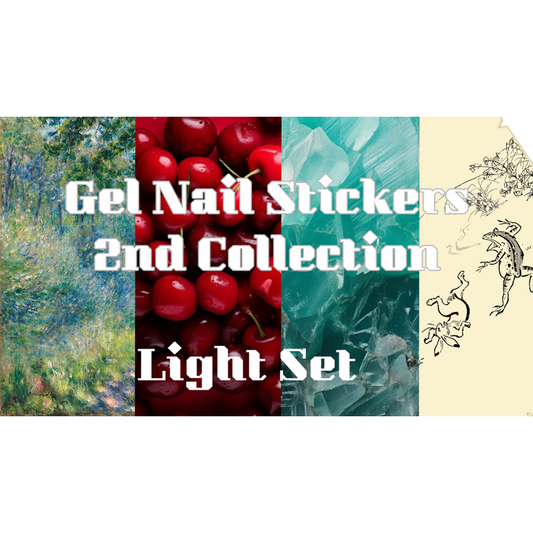 Nail Sticker Light Set Gel Nail Stickers [Type: A] + Hand Light