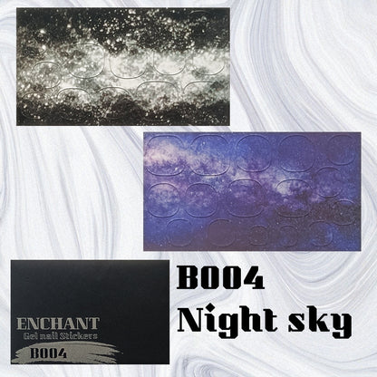 Nail Sticker Light Set Gel Nail Stickers [Type: B] + Hand Light