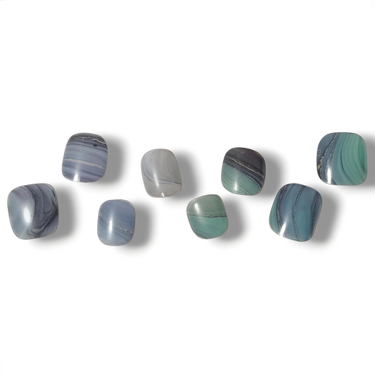 半硬化ジェルネイルシール　Gel Nail Stickers【B007】Alcohol ink : Blue × Green