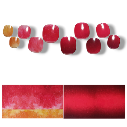 ジェルネイルシールライトセット　Gel Nail Stickers【Type:B】《2nd Collection》 + Hand Light
