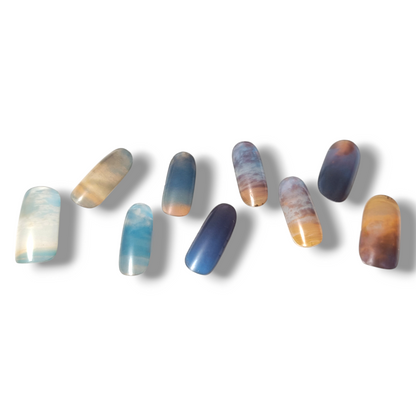 半硬化ジェルネイルシール　Gel Nail Stickers【A002】Sunset × Sunrise